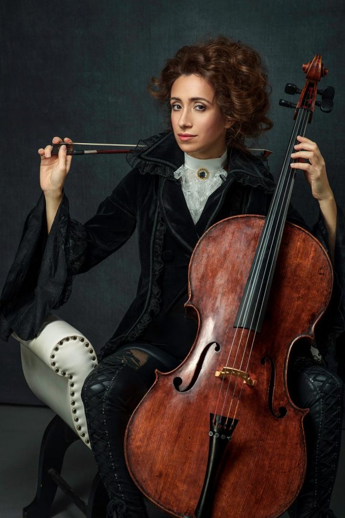 Cellist painting Cello